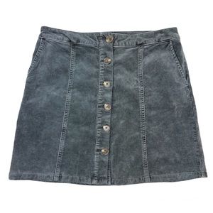 Maurice’s Button Front Corduroy‎ Skirt